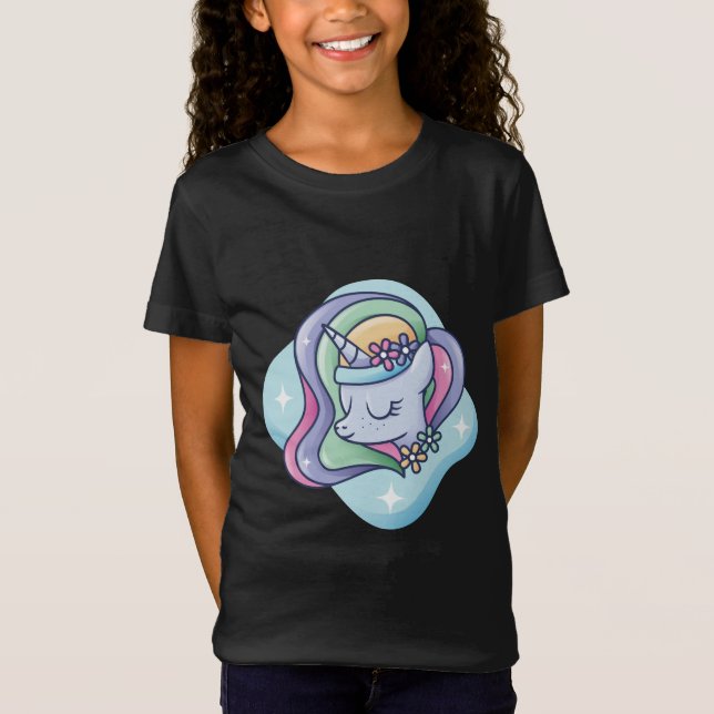 Camiseta Cute Rainbow Unicorny (Anverso)
