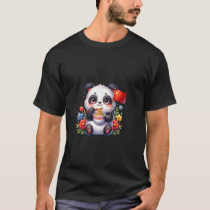 Camiseta Cute Ramen Panda China Love Noodle Bowl Chinese Fo