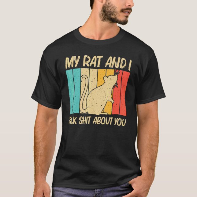 Camiseta Cute Rat For Men Women Mouse Rat  River Rat Pet Ro (Anverso)