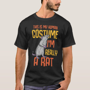 Camiseta Cute Rat Rat Rat Rat Rodent Ratón Mascota Biología