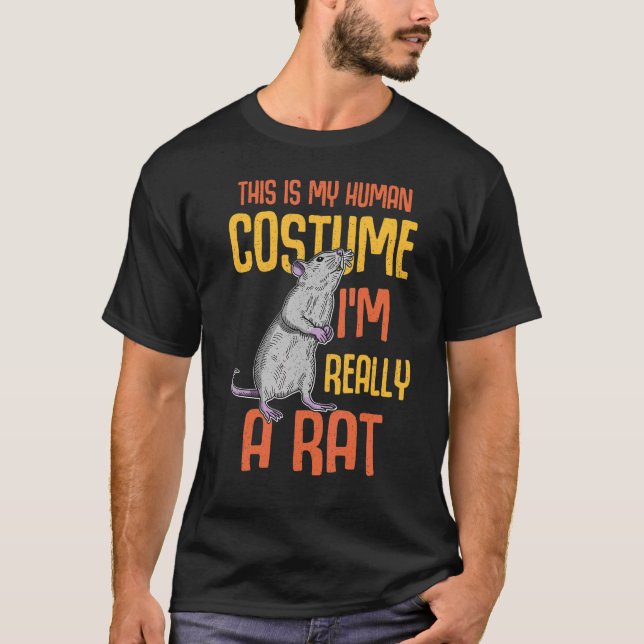 Camiseta Cute Rat Rat Rat Rat Rodent Ratón Mascota Biología (Anverso)