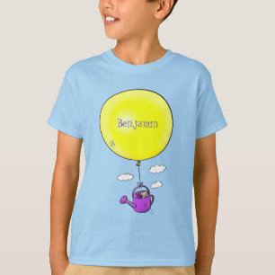 Camiseta Cute ratón en la lata de riego con personalizado d