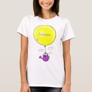 Camiseta Cute ratón en la lata de riego con personalizado d