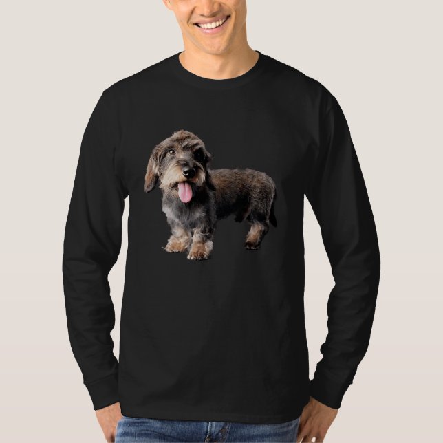 Camiseta Cute Rauhaardackel (Anverso)