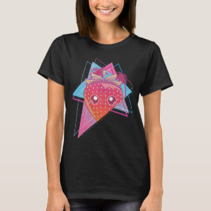Camiseta Cute Red Berry Vaporwave 90 Art Summer Kawaii Str