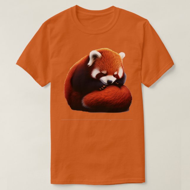 Camiseta Cute Red Panda 2023 v7 (Diseño del anverso)