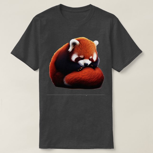 Camiseta Cute Red Panda 2023 v7 (Diseño del anverso)