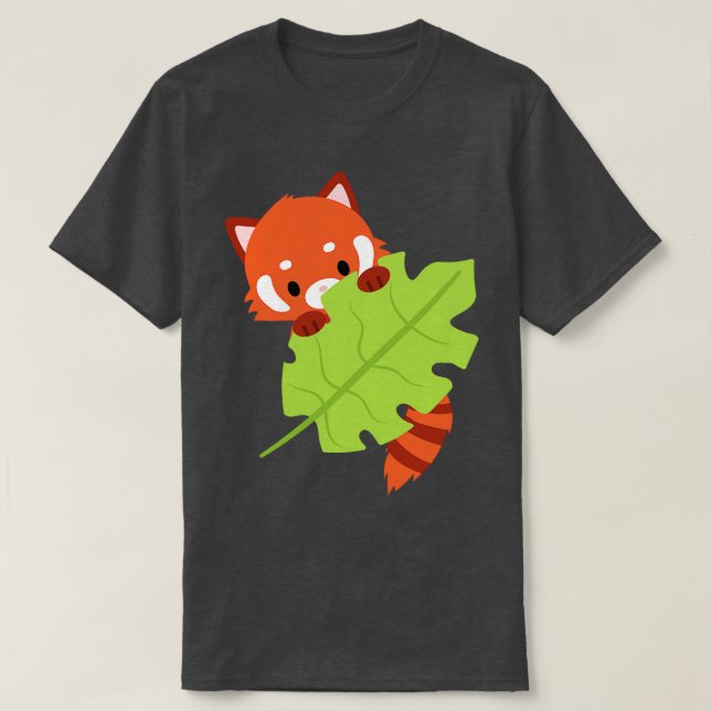Camiseta Cute Red panda 24 (Diseño del anverso)
