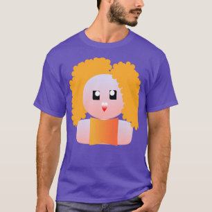 CAMISETA CUTE REDHEAD GIRL WITH CURLY HAIR