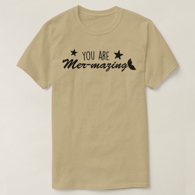 Camiseta Cute Regalos De Sirena Que Eres MerMazing 2 (Diseño del anverso)