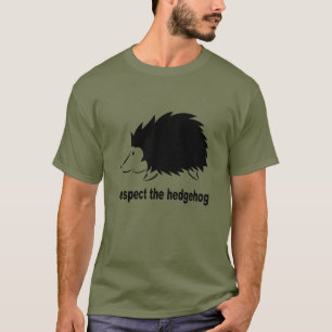 Camiseta Cute respeto al erizo