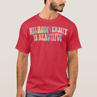 Camiseta Cute Retro Autism Awareness Neurodiversity Is Beau