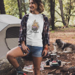 Camiseta Cute Retro Campfire<br><div class="desc">Camiseta Cute Retro Campfire</div>
