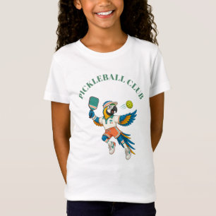 Camiseta Cute Retro Loro Club de Pickleball Personalizado p