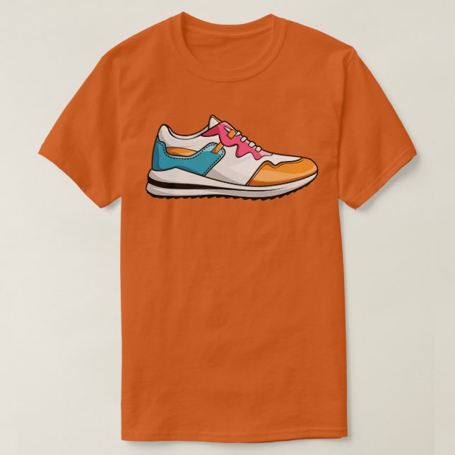 Camiseta Cute Retro Sneaker con colores Guay (Diseño del anverso)