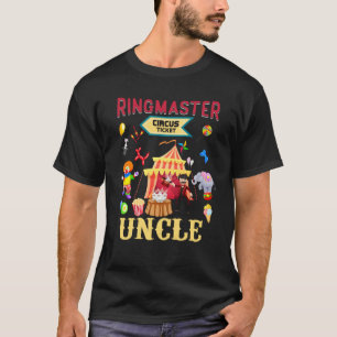 Camiseta Cute Ringmaster Tío Tshirt Tema del Carnaval