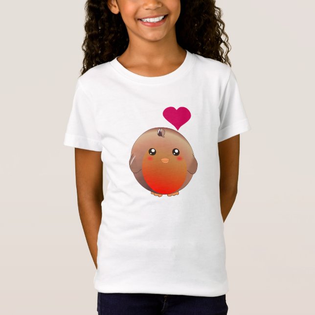 Camiseta Cute Robin Bird (Anverso)