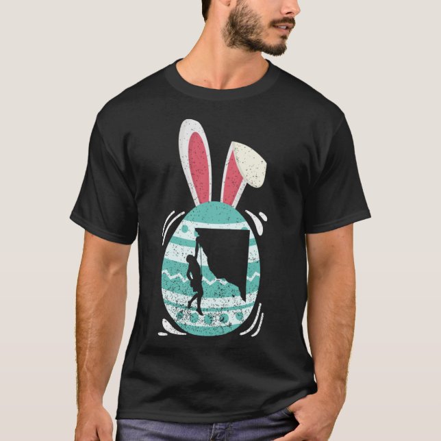 Camiseta Cute Rock Climber Easter Eggs Bunny Costume Easte (Anverso)