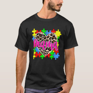 Camiseta Cute rompecabezas del espectro del autismo corazón