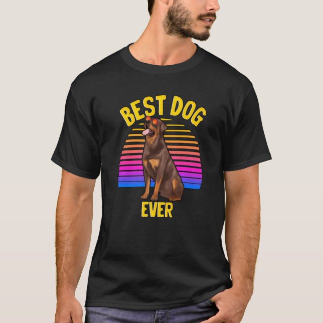 Camiseta Cute Rottweiler Mejor Cachorro Perro (Anverso)