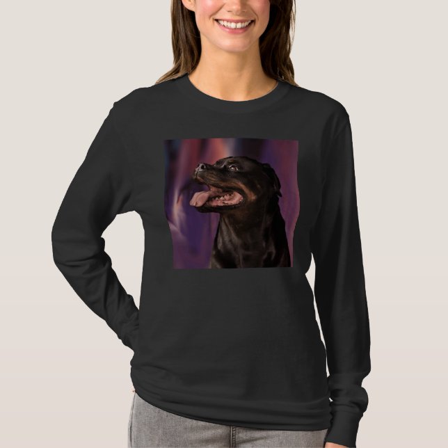 Camiseta Cute Rottweiler Premium Scoop (Anverso)