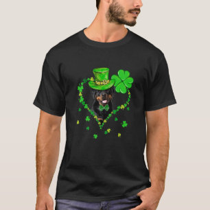 Camiseta Cute Rottweiler Saint Patrick's Day Perros Papá Ma