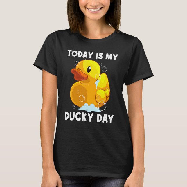 Camiseta Cute Rubber Duck For Men Women Kids Rubber Duckie  (Anverso)