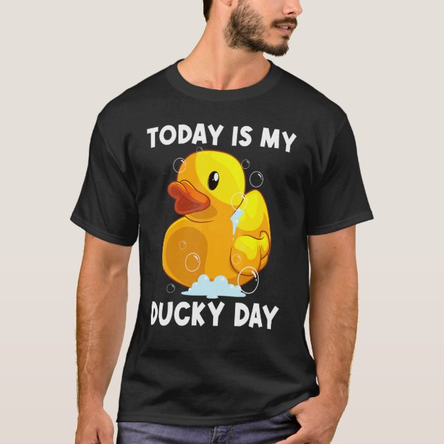Camiseta Cute Rubber Duck For Men Women Kids Rubber Duckie  (Anverso)