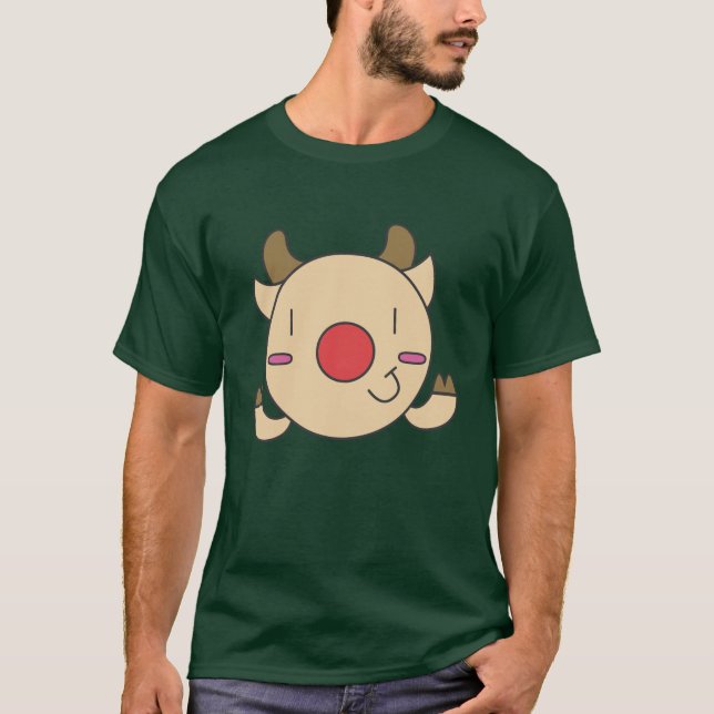 Camiseta Cute Rudolph (Anverso)