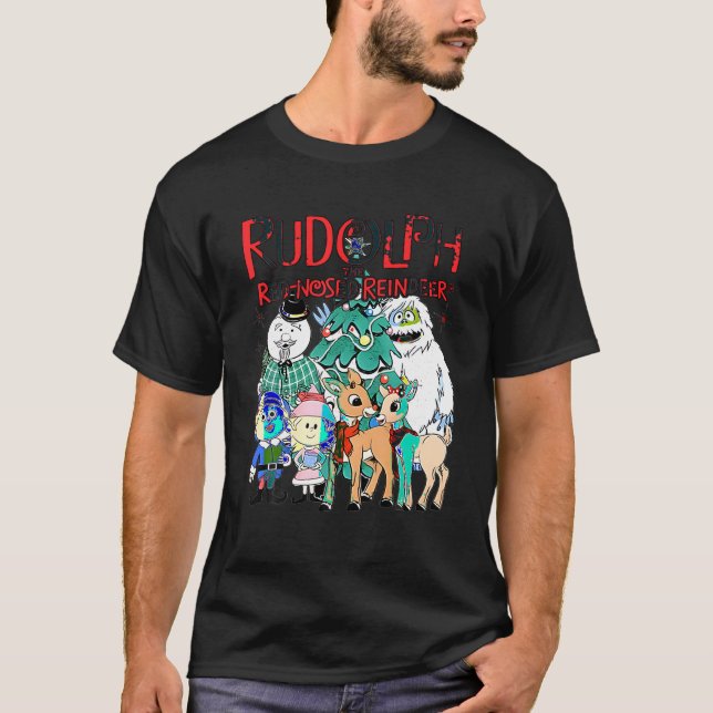 Camiseta Cute Rudolph La especificación de los Navidades de (Anverso)