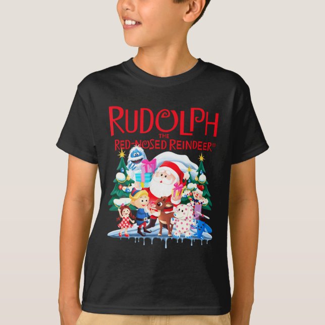 Camiseta Cute Rudolph The Red Nosed Reindeer Christmas Spec (Anverso)