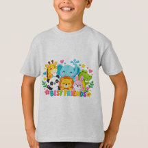 Cute Safari Animales de la Jungla Mejores Amigos C