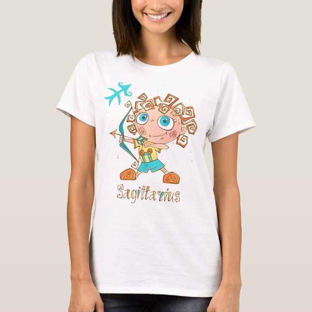 Camiseta Cute Sagittarius Kid (Anverso)