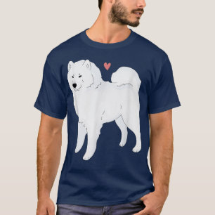 Camiseta Cute Samoyed Sammy Dog Love