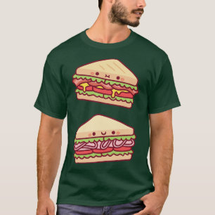 Camiseta Cute Sandwiches Doodles