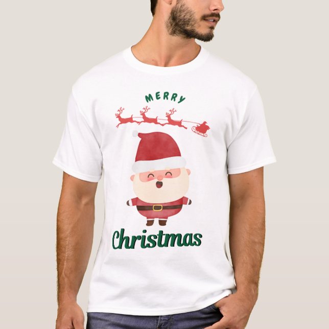 Camiseta Cute Santa (Anverso)