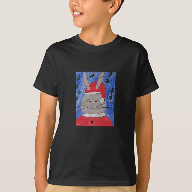 Camiseta Cute Santa Bunny (Anverso)