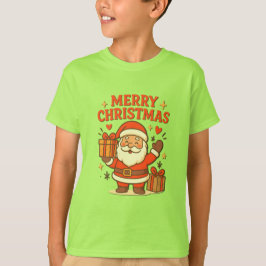 Camiseta  Cute Santa Claus Christmas Art –  Merry Christmas