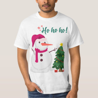 Camiseta Cute Santa Claus de acuarela Clipart de Navidad
