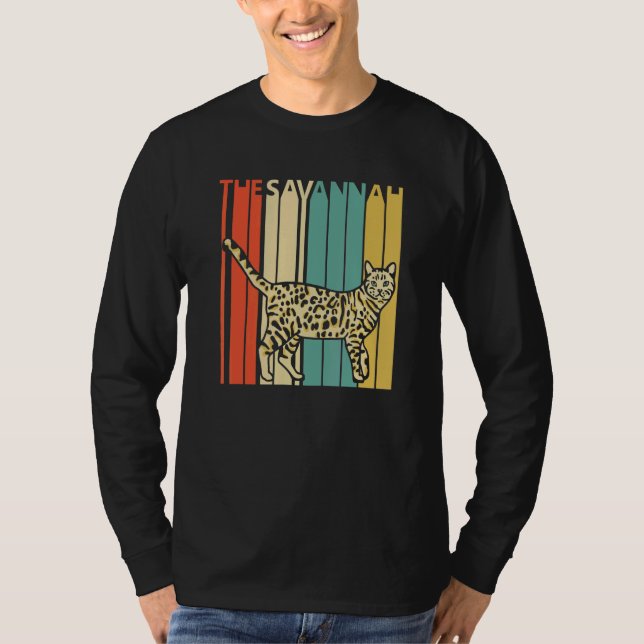 Camiseta Cute Savannah Cat (Anverso)