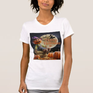 Camiseta Cute Scarecrow Halloween