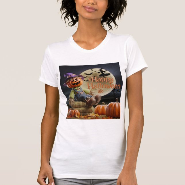 Camiseta Cute Scarecrow Halloween (Anverso)