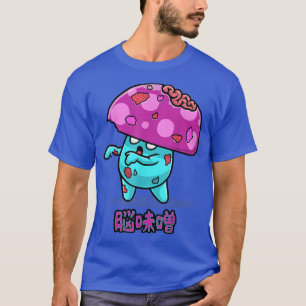 Camiseta Cute Scary Funny Kawaii Zombie Mushroom Anime Mang