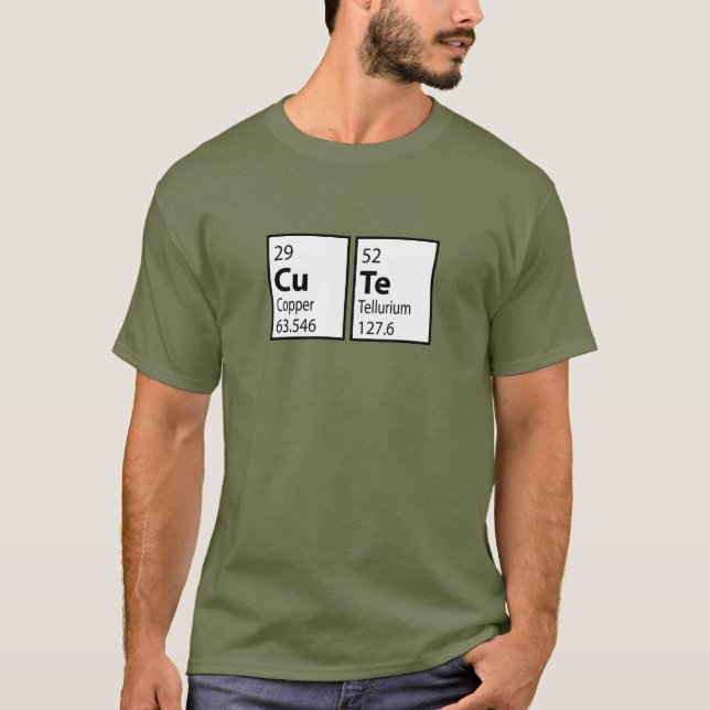 Camiseta Cute Science Geek College Nerd (Anverso)