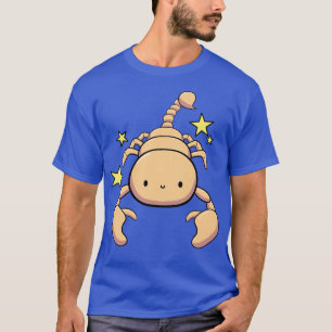 Camiseta Cute Scorpion Kawaii Dibujo Zodiac Rótulo Escorpio