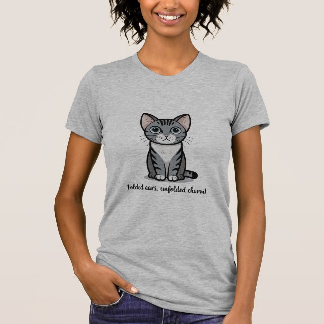 Camiseta Cute Scottish Fold (Anverso)