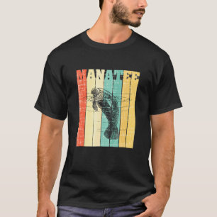 Camiseta Cute Sea Cow Tees Manatee Avers Vintage Design