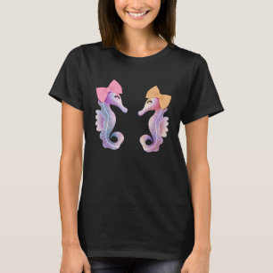 Camiseta Cute Seahorse Ocean Sea Life Marine Animal Chica