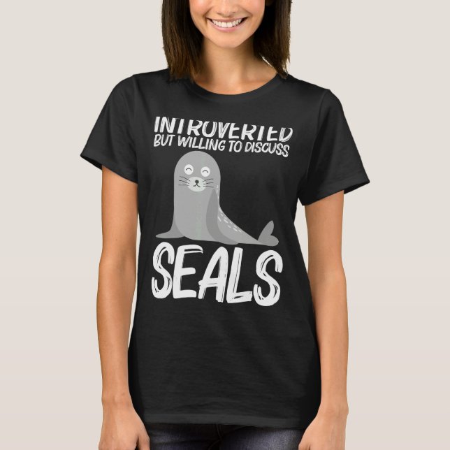Camiseta Cute Seal For Men Women Sea Lion Zoo Animal (Anverso)