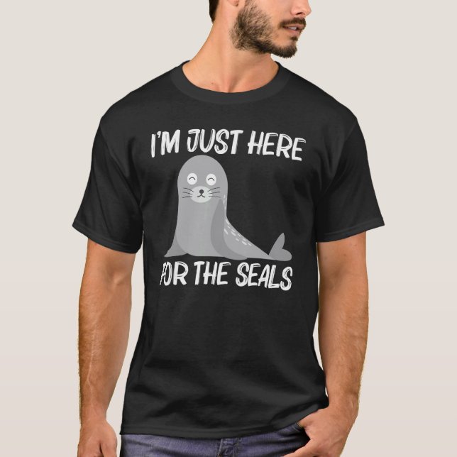 Camiseta Cute Seal For Men Women Sea Lion Zoo Animal  1 (Anverso)
